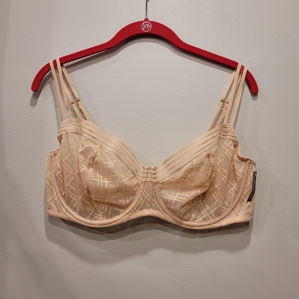 Sz 42D NWT Nude Adore Me "Stacie" Unlined Plus Bra